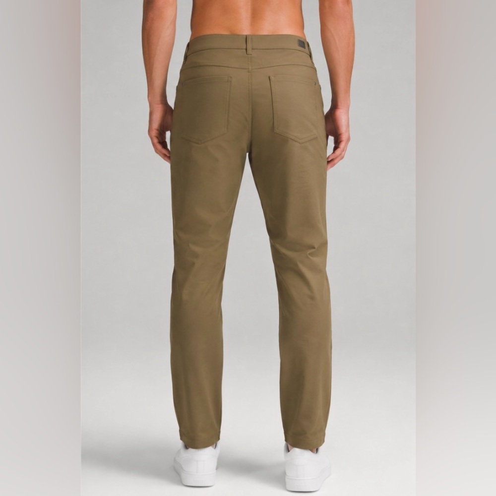 Lululemon ABC Classic-Fit Pant Warpstreme 32x30 Men’s Khaki Brown NWT $138 - Picture 2 of 8